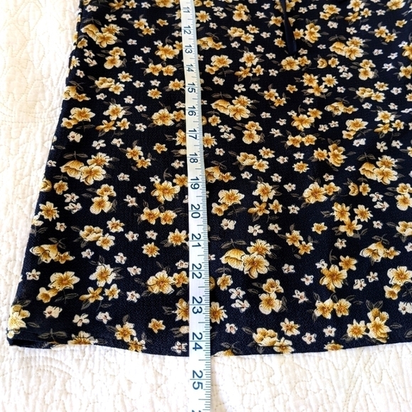 KEBUNUO Navy Blue Asian Style Short Sleeve Top XL/ M - Picture 12 of 12